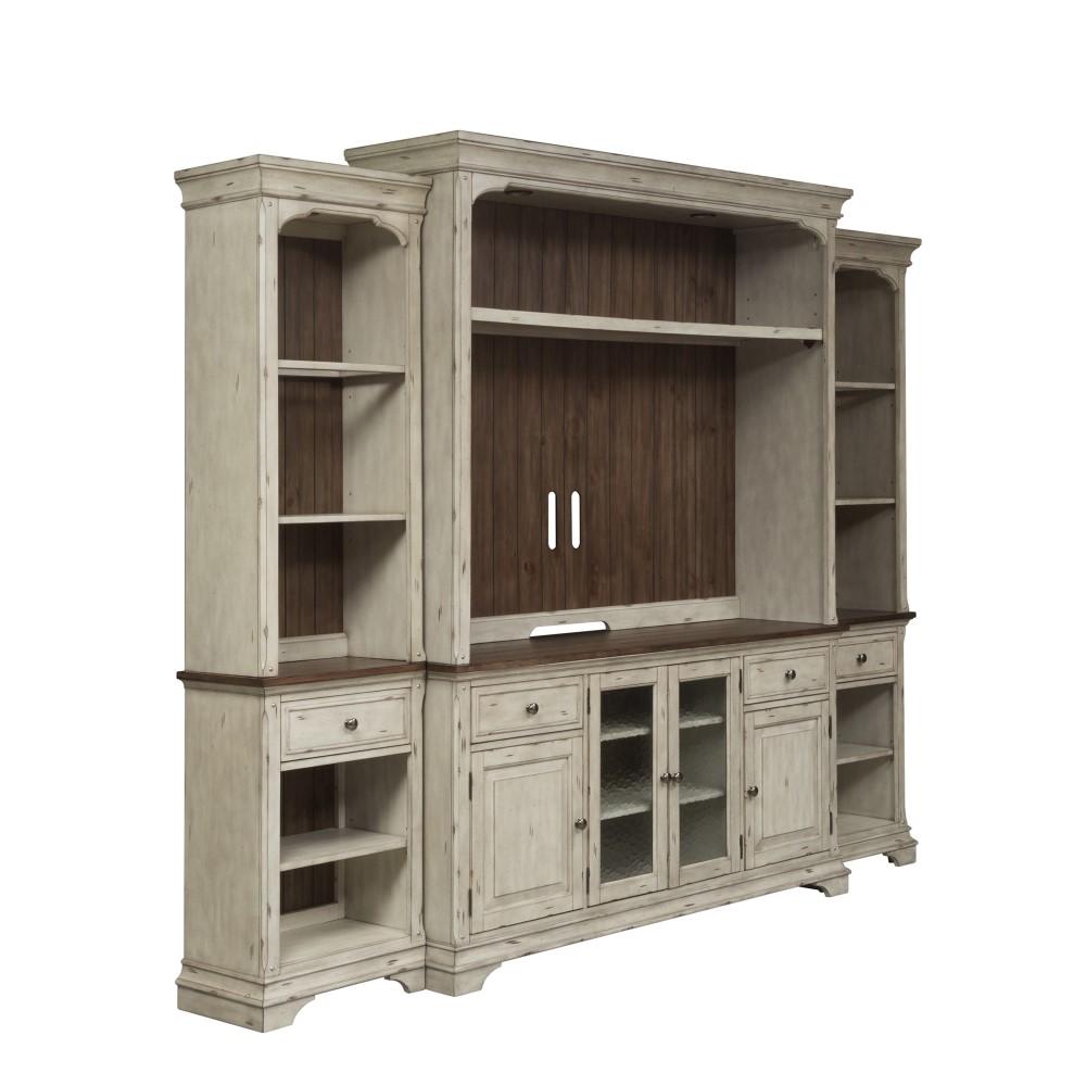 Liberty Furniture - Morgan Creek Entertainment Center with Piers - 498-ENTW-ECP veiw 4