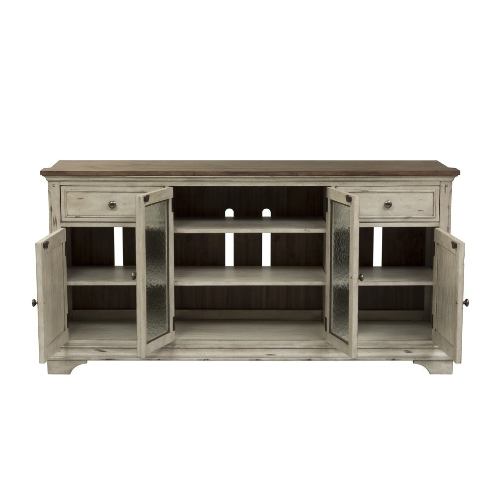 Liberty Furniture - Morgan Creek Entertainment TV Stand - 498-TV68 veiw 3
