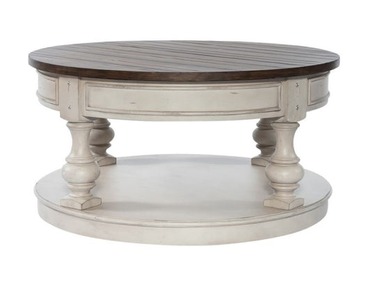 Liberty Furniture -Morgan Creek - Round Cocktail Table - 498-OT1011 veiw 1