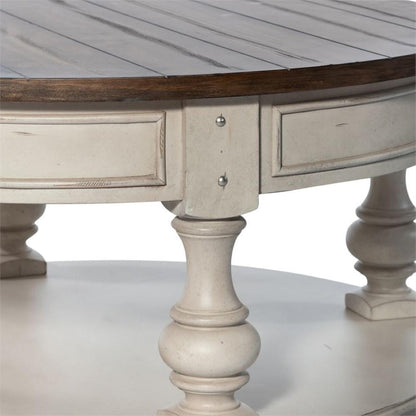 Liberty Furniture -Morgan Creek - Round Cocktail Table - 498-OT1011 veiw 4