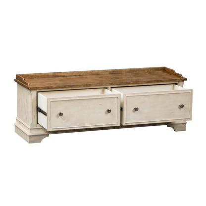 Liberty Furniture - Morgan Creek Storage Hall Bench - 498-OT47 veiw 2