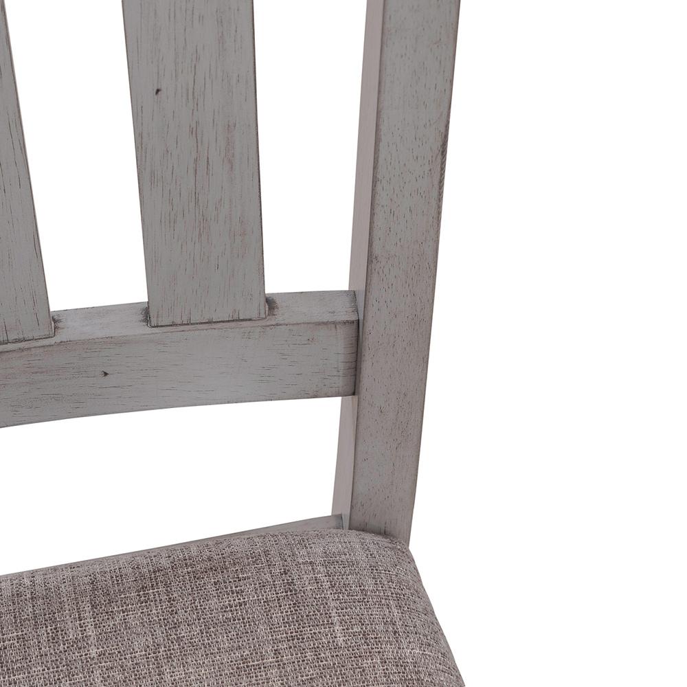 Liberty Furniture - Newport Splat Back Side Chair  in Smokey Gray w/ Carbon Gray Tops - 131-C6501S veiw 8