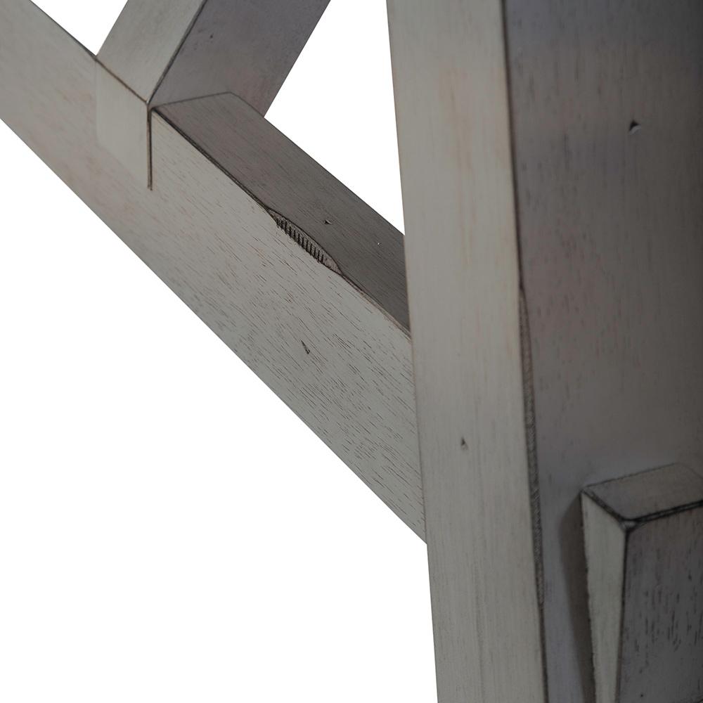 Liberty Furniture - Newport Trestle Table in Smokey Gray w/ Carbon Gray Tops - 131-CD-TRS veiw 5