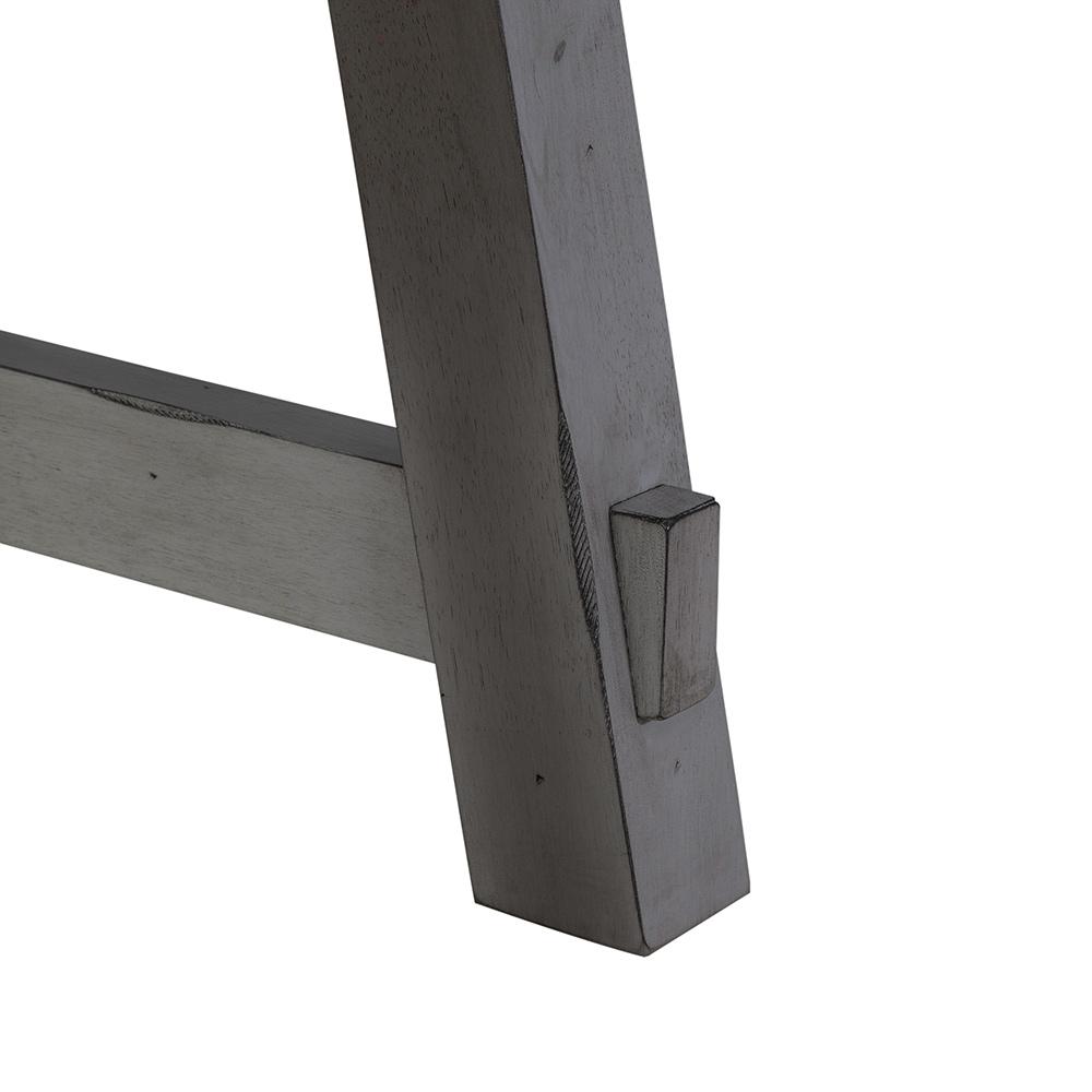 Liberty Furniture - Newport Trestle Table in Smokey Gray w/ Carbon Gray Tops - 131-CD-TRS veiw 6