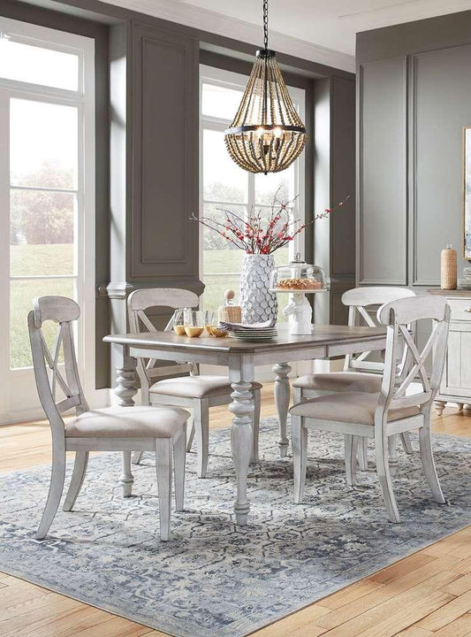Liberty Furniture - Ocean Isle 5 Piece Rectangular Table Set  - 303W-CD-5RLS veiw 1