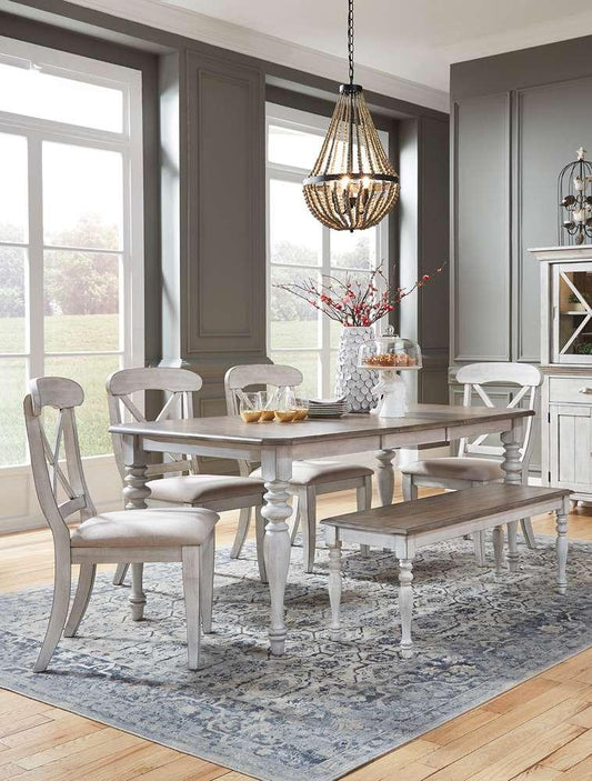 Liberty Furniture - Ocean Isle 6 Piece Rectangular Table Set  - 303W-CD-6RTS veiw 1