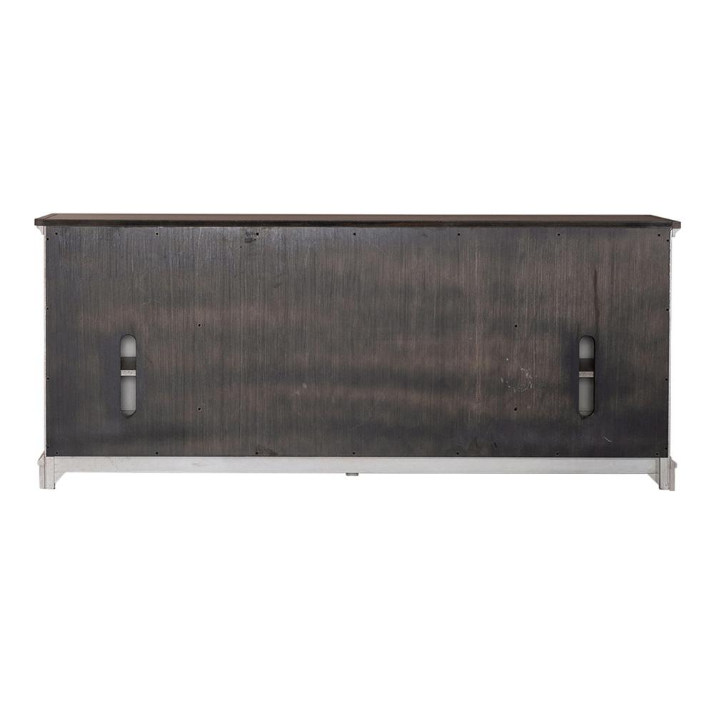 Liberty Furniture - Ocean Isle 72 Inch Entertainment TV Stand in Antique White w/ Weathered Pine - 303W-TV72 veiw 5