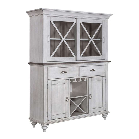 Liberty Furniture - Ocean Isle Hutch & Buffet  - 303W-CD-HB veiw 1