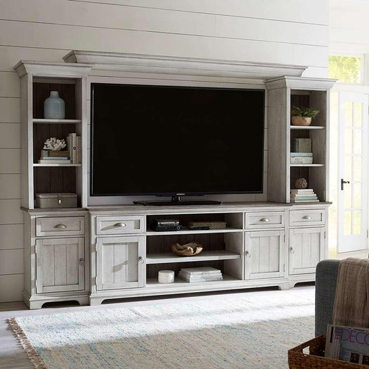 Liberty Furniture - Ocean Isle Entertainment Center with Piers  - 303W-ENTW-ECP veiw 1