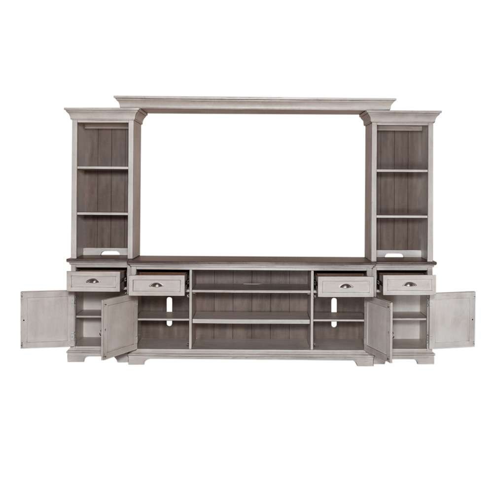 Liberty Furniture - Ocean Isle Entertainment Center with Piers  - 303W-ENTW-ECP veiw 3