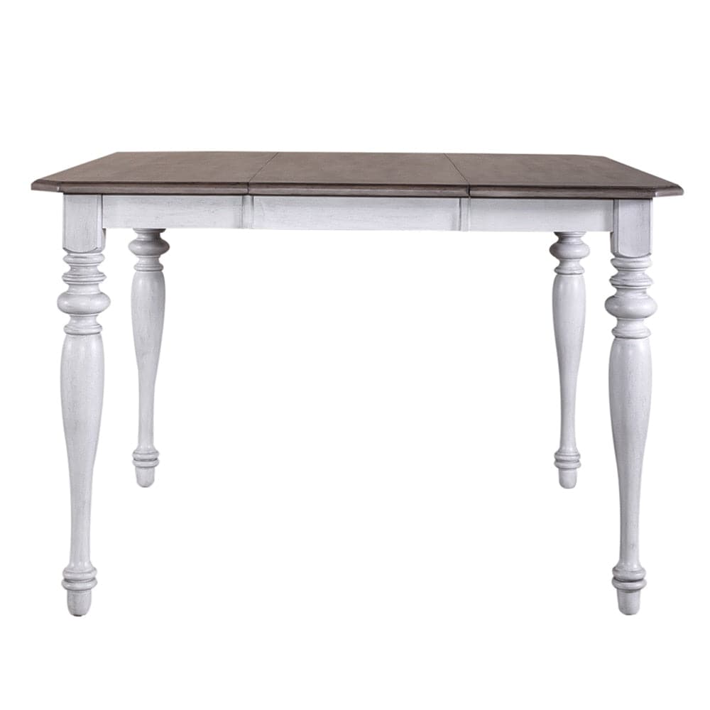 Liberty Furniture - Ocean Isle Gathering Table in Antique White w/ Weathered Pine - 303W-G5454 veiw 4