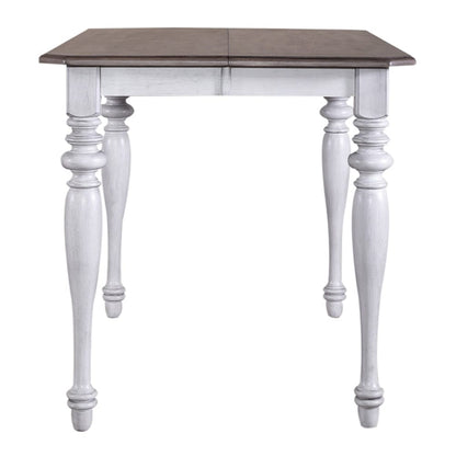 Liberty Furniture - Ocean Isle Gathering Table in Antique White w/ Weathered Pine - 303W-G5454 veiw 7