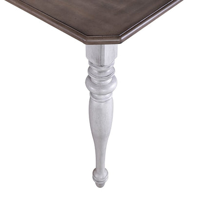 Liberty Furniture - Ocean Isle Gathering Table in Antique White w/ Weathered Pine - 303W-G5454 veiw 9