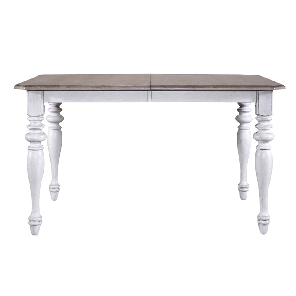 Liberty Furniture - Ocean Isle Rectangular Leg Table in Antique White w/ Weathered Pine - 303W-T3872 veiw 9
