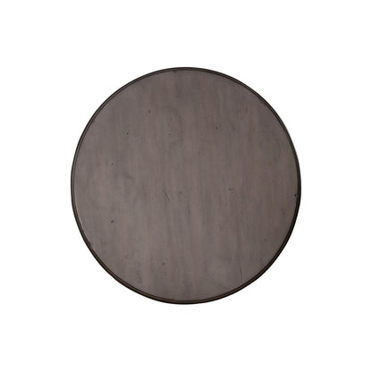 Liberty Furniture - Ocean Isle Round End Table in Antique White w/ Weathered Pine - 303W-OT1022 veiw 4