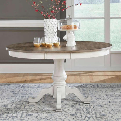 Liberty Furniture - Ocean Isle Single Pedestal Table - 303W-P4254_303W-T4254 veiw 4