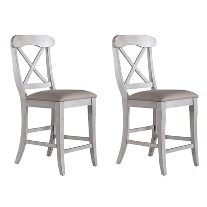 Liberty Furniture - Ocean Isle Uph X Back Counter Chair  - Set of 2 - 303W-B300124-2PK view 1