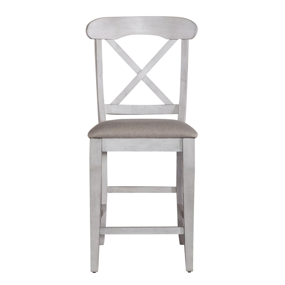 Liberty Furniture - Ocean Isle Uph X Back Counter Chair  - Set of 2 - 303W-B300124-2PK view 2