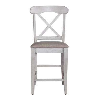 Liberty Furniture - Ocean Isle Uph X Back Counter Chair  - Set of 2 - 303W-B300124-2PK view 2