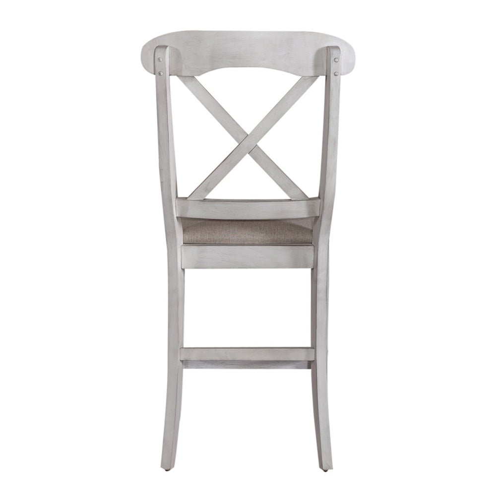 Liberty Furniture - Ocean Isle Uph X Back Counter Chair  - Set of 2 - 303W-B300124-2PK view 4