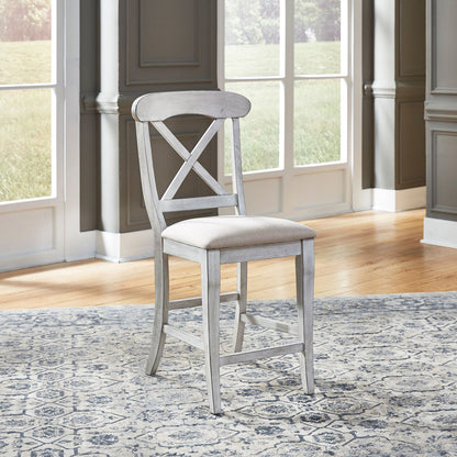 Liberty Furniture - Ocean Isle Uph X Back Counter Chair  - Set of 2 - 303W-B300124-2PK view 5