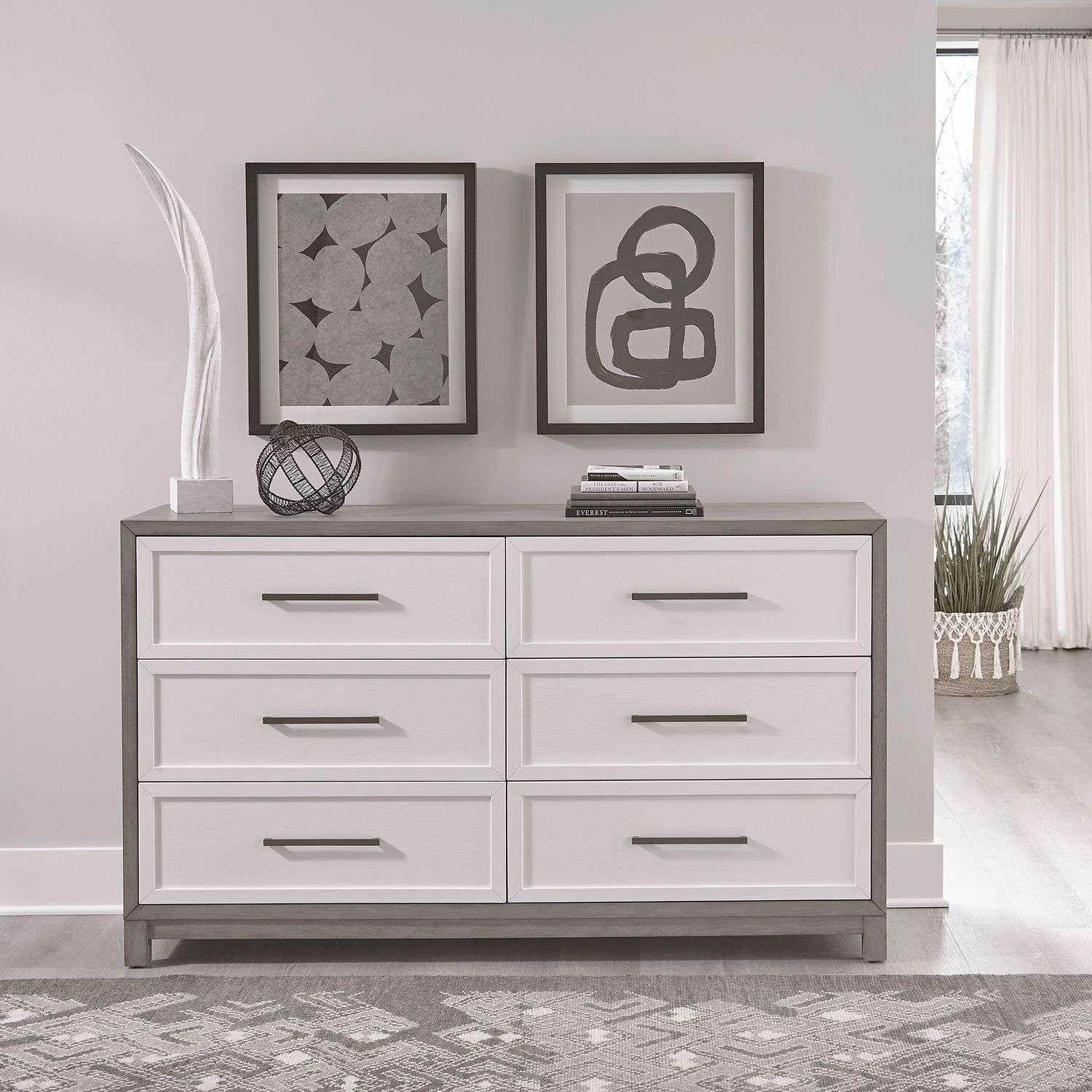Liberty Furniture - Palmetto Heights 6 Drawer Dresser - 499-BR31 veiw 7