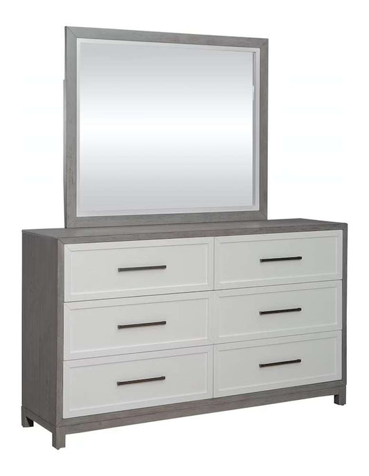 Liberty Furniture - Palmetto Heights Dresser & Mirror  - 499-BR-DM veiw 1