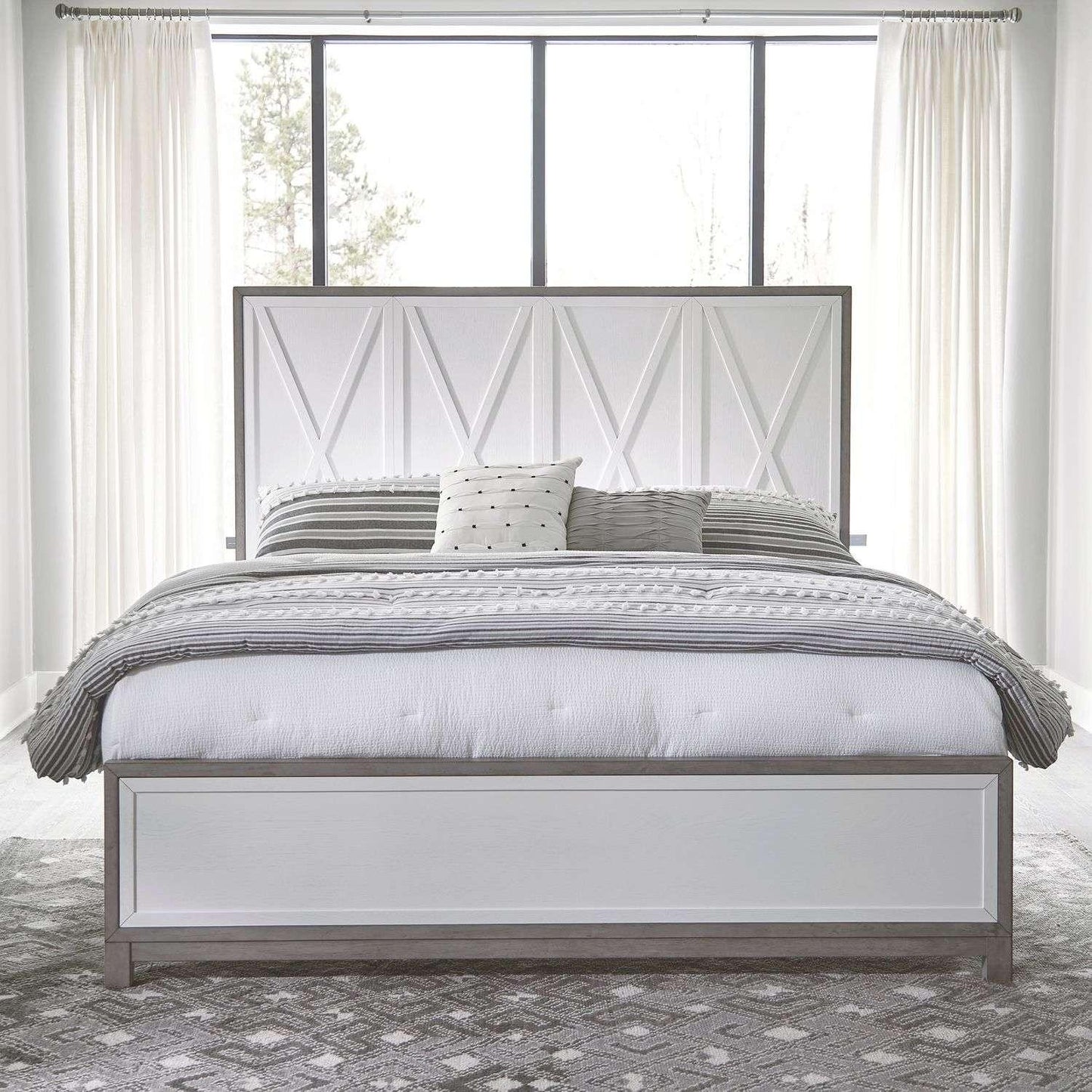 Liberty Furniture - Palmetto Heights King Panel Bed  - 499-BR-KPB veiw 1