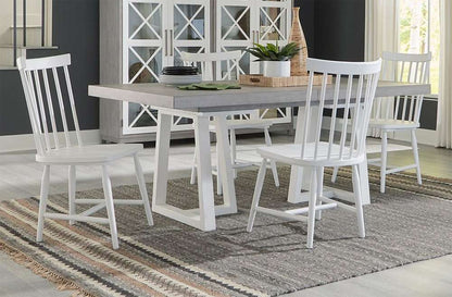 Liberty Furniture - Palmetto Heights Opt 5 Piece Double Pedestal Table Set  - 499-DR-O52PS veiw 1