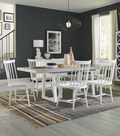 Liberty Furniture - Palmetto Heights Opt 7 Piece Double Pedestal Table Set  - 499-DR-O72PS veiw 1