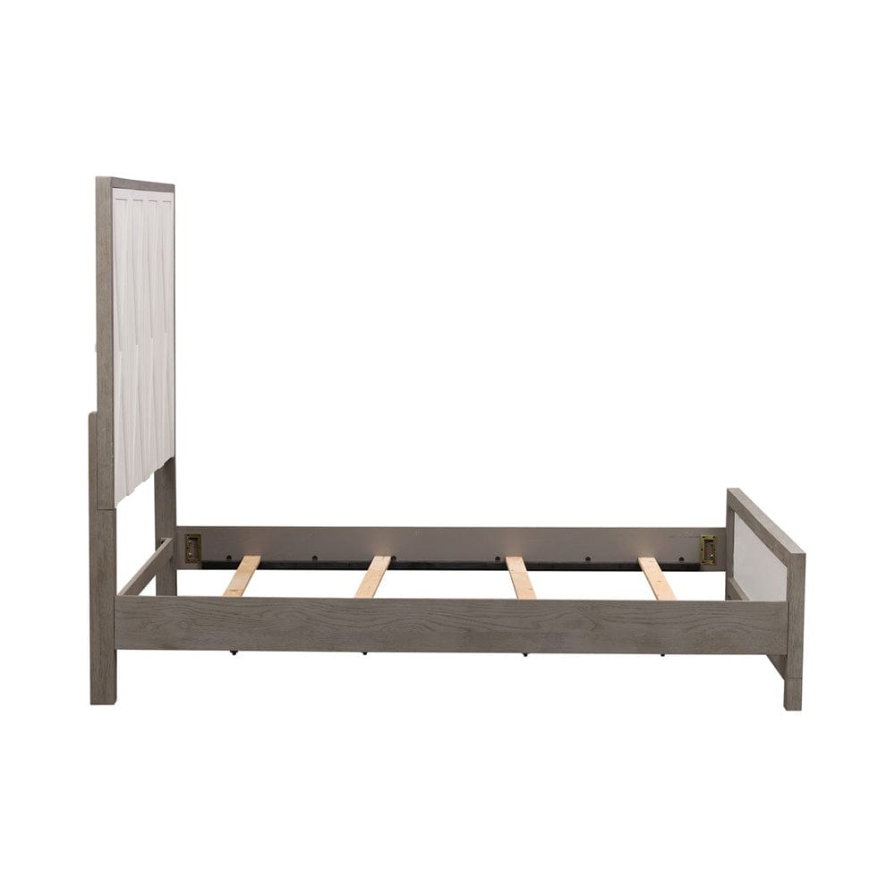 Liberty Furniture - Palmetto Heights - Queen Panel Bed in White - 499-BR-QPB view 4
