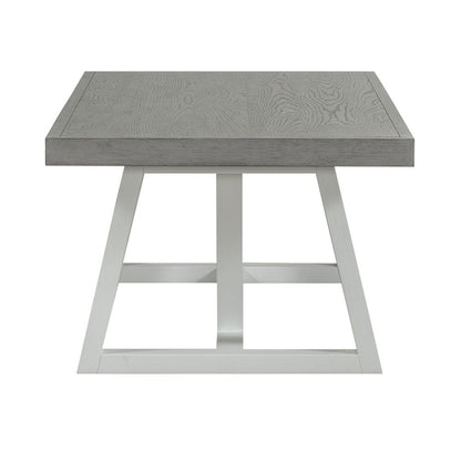 Liberty Furniture - Palmetto Heights Rectangular Cocktail Table in Shell White & Driftwood - 499-OT1011 veiw 4