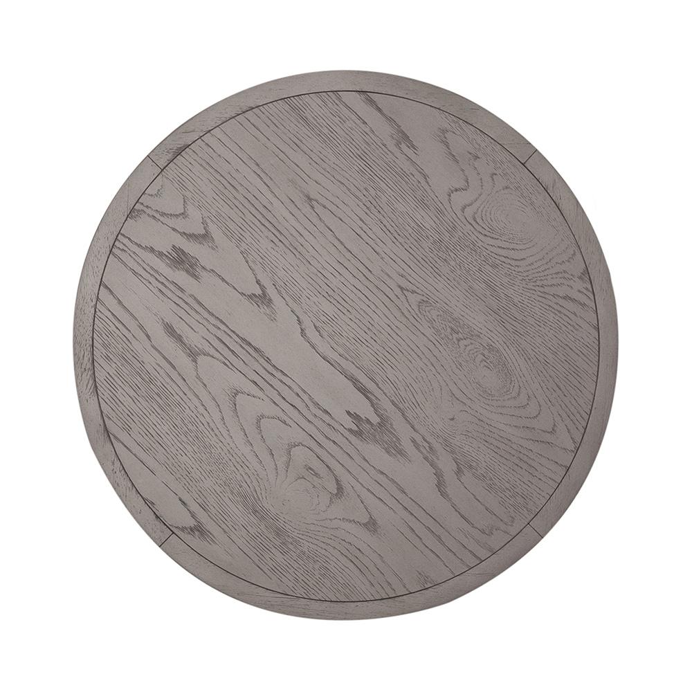 Liberty Furniture - Palmetto Heights Round End Table in Shell White & Driftwood - 499-OT1022 veiw 5