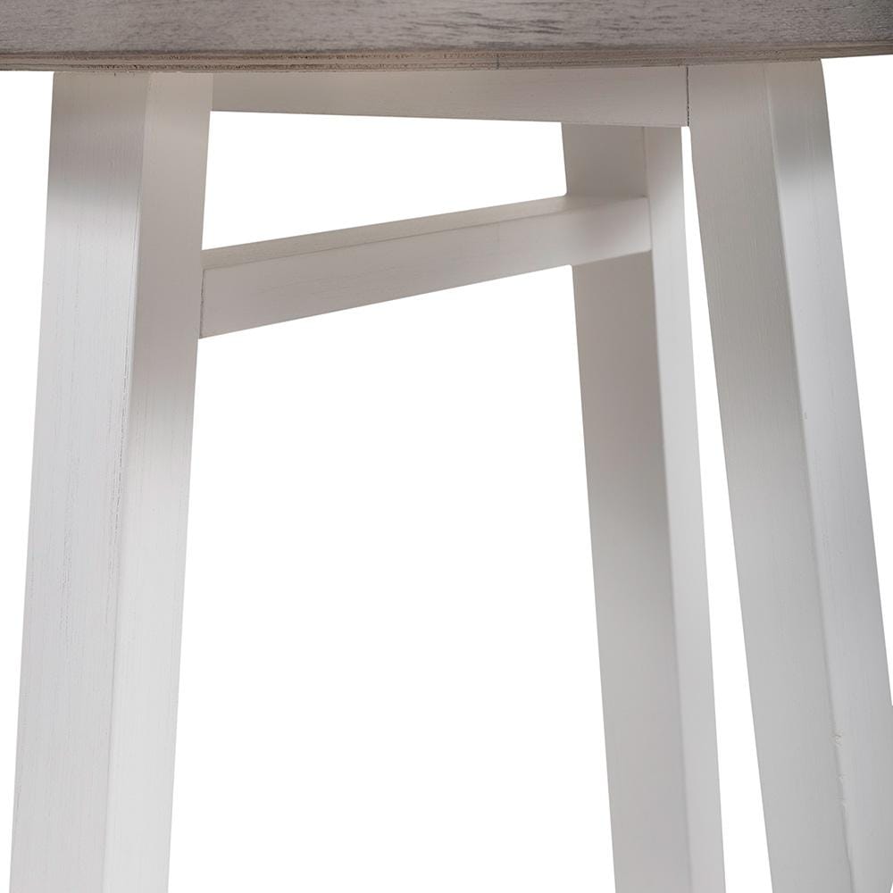 Liberty Furniture - Palmetto Heights Round End Table in Shell White & Driftwood - 499-OT1022 veiw 7