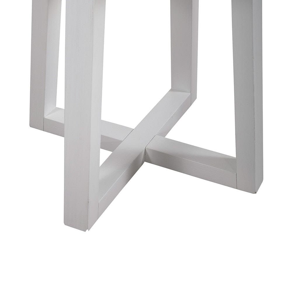 Liberty Furniture - Palmetto Heights Round End Table in Shell White & Driftwood - 499-OT1022 veiw 8