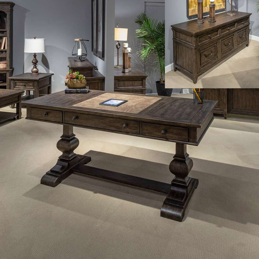 Liberty Furniture - Paradise Valley 2 Piece Desk Set  - 297-HO-2DS veiw 1