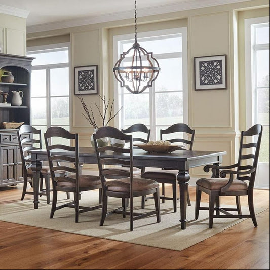 Liberty Furniture - Paradise Valley Alt 7 Piece Rectangular Table Set  in Saddle Brown - 297-DR-A7RLS veiw 1
