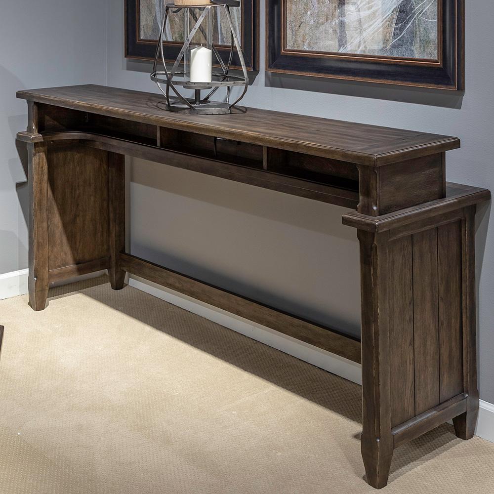 Liberty Furniture - Paradise Valley Console Bar Table in Saddle Brown - 297-OT7837 veiw 1