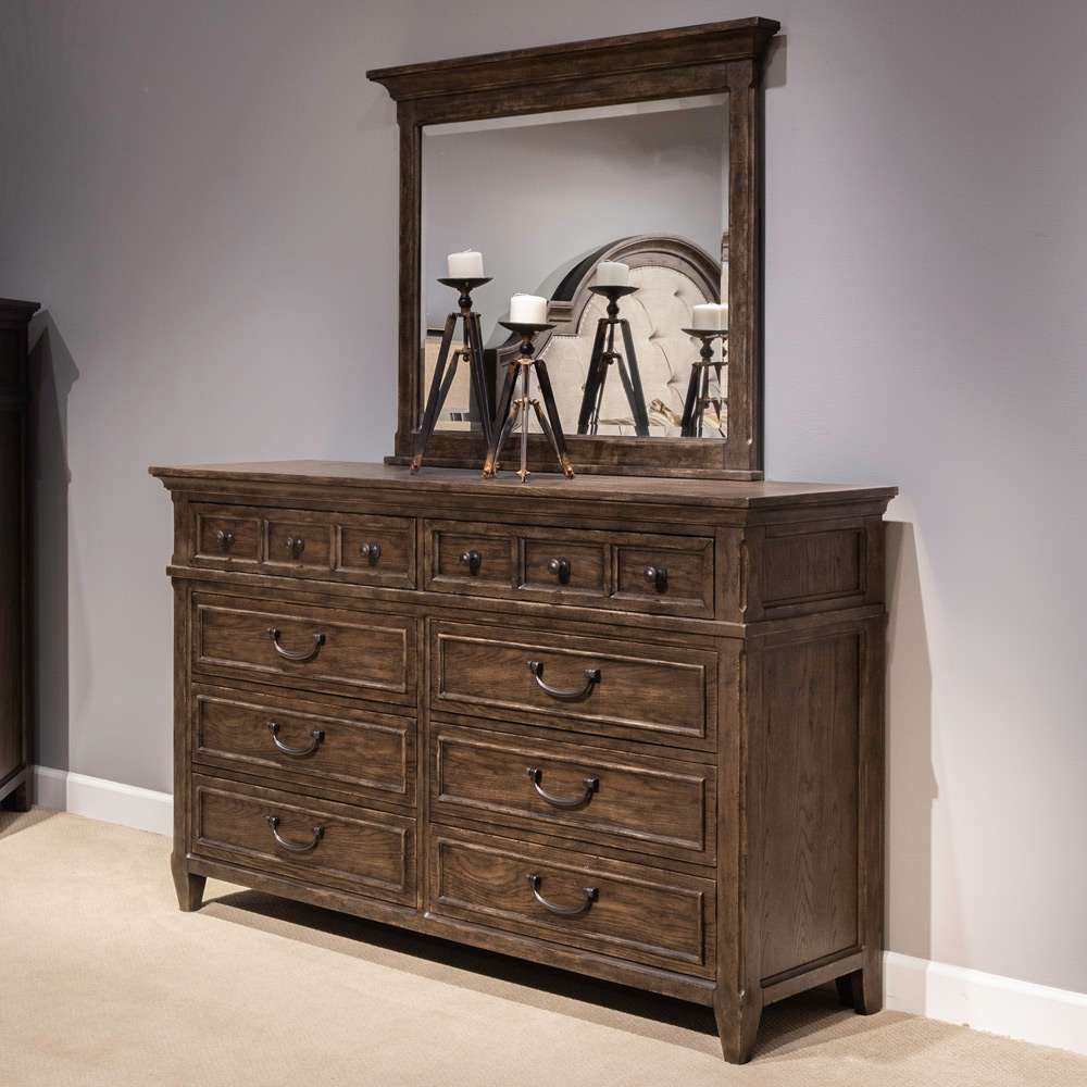 Liberty Furniture - Paradise Valley Dresser & Mirror  - 297-BR-DM veiw 1