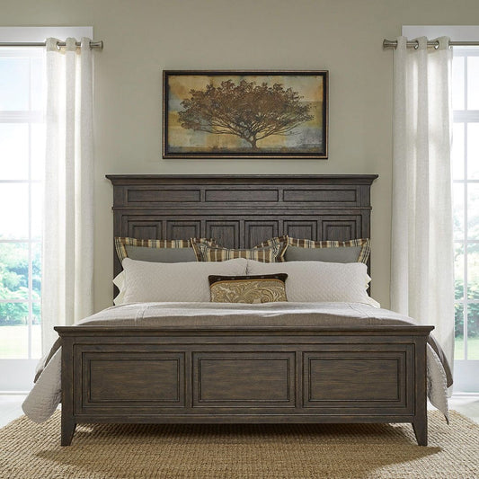 Liberty Furniture - Paradise Valley - King California Panel Bed in Brown - 297-BR-CPB view 1