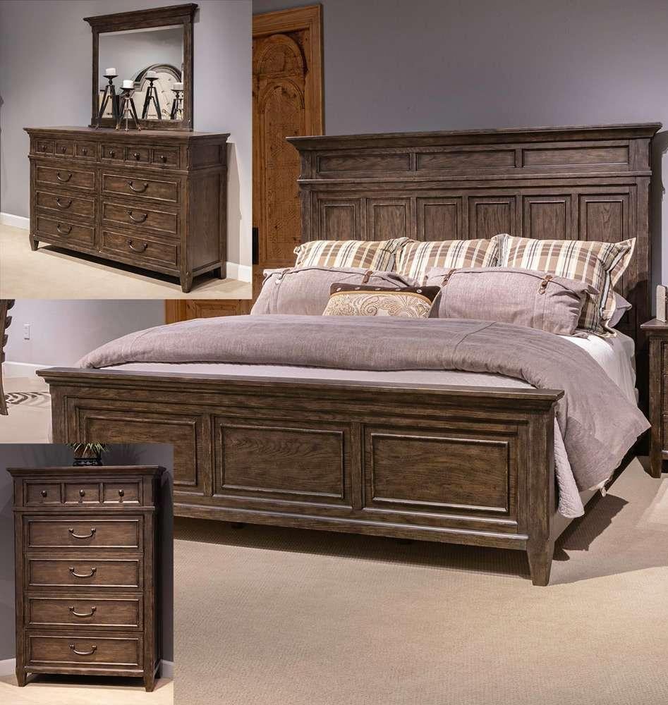Liberty Furniture - Paradise Valley Queen Panel Bed, Dresser & Mirror, Chest  - 297-BR-QPBDMC veiw 1