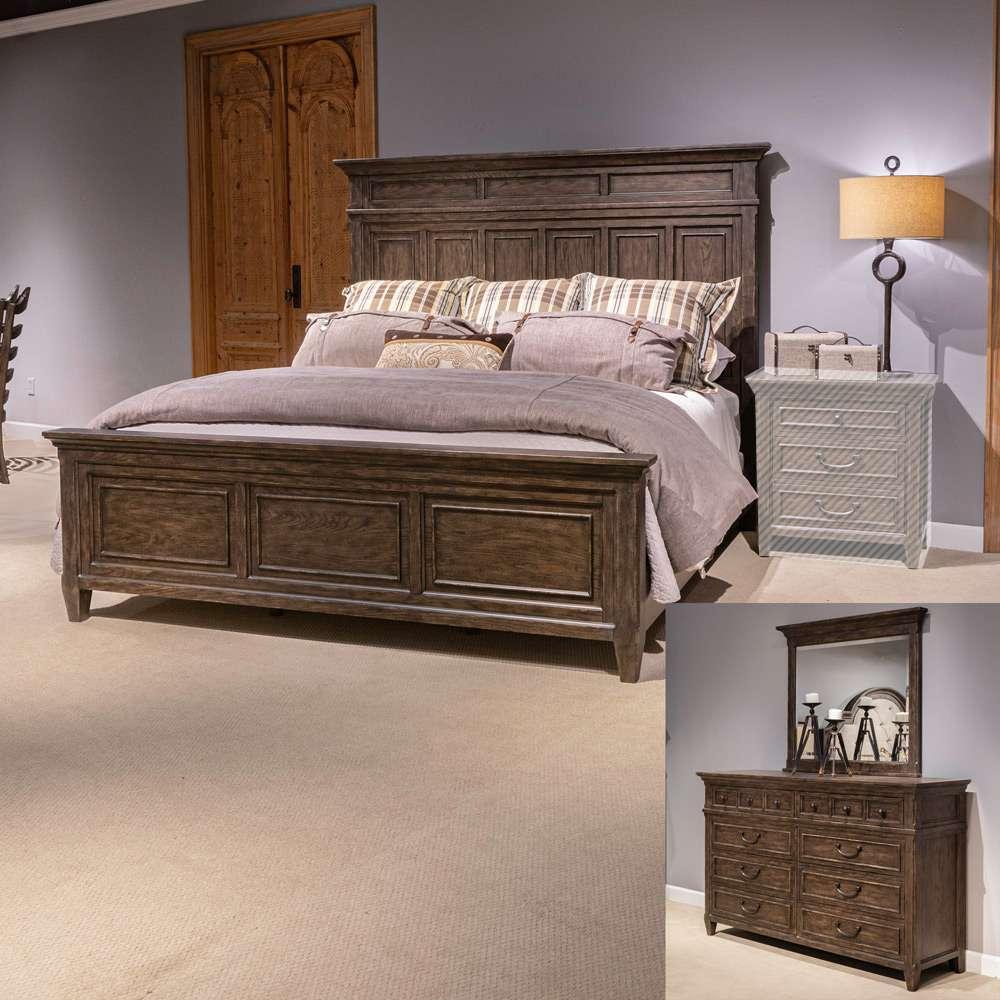 Liberty Furniture - Paradise Valley Queen Panel Bed, Dresser & Mirror  - 297-BR-QPBDM veiw 1