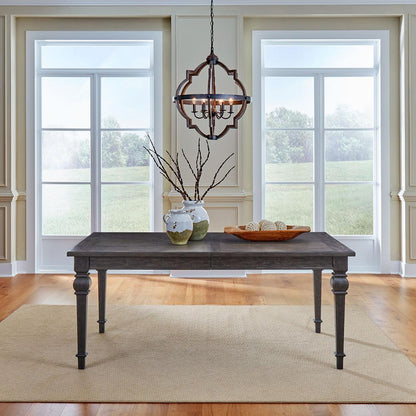 Liberty Furniture - Paradise Valley Rectangular Leg Table in Saddle Brown - 297-T4290 veiw 2