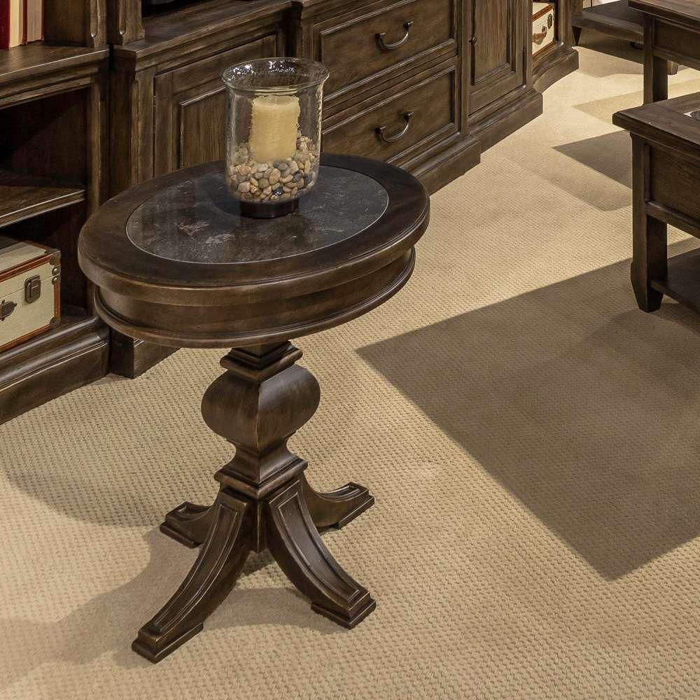 Liberty Furniture - Paradise Valley Round Chairside Table - 297-OT1021 veiw 1