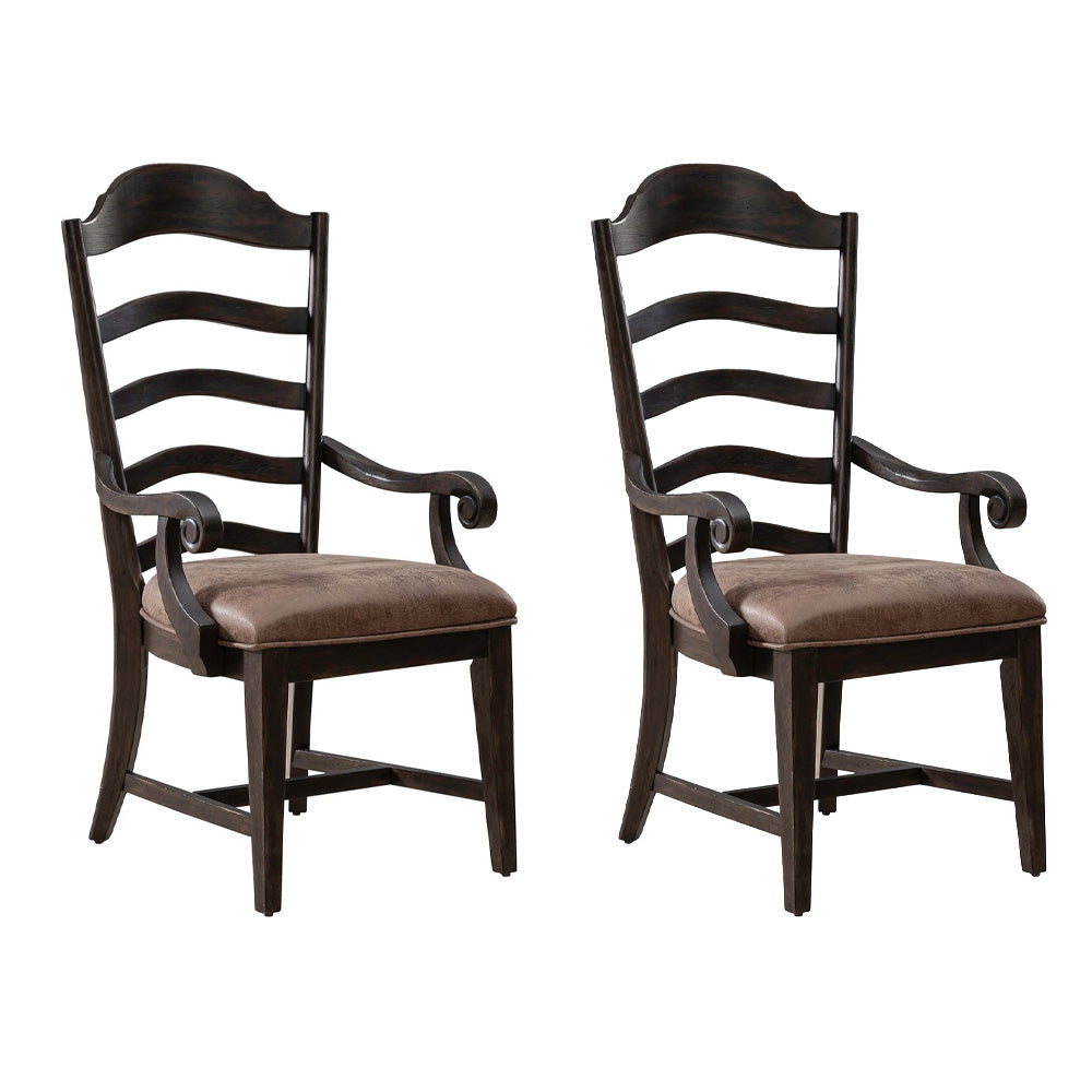 Liberty Furniture - Paradise Valley Uph Ladder Back Arm Chair  - Set of 2 - 297-C2001A-2PK view 1