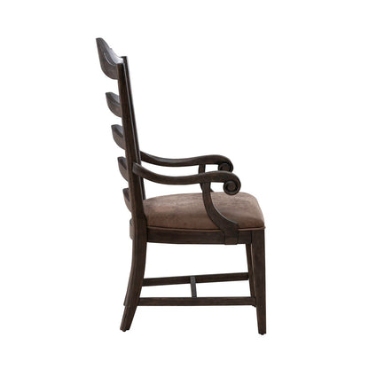 Liberty Furniture - Paradise Valley Uph Ladder Back Arm Chair  - Set of 2 - 297-C2001A-2PK view 3