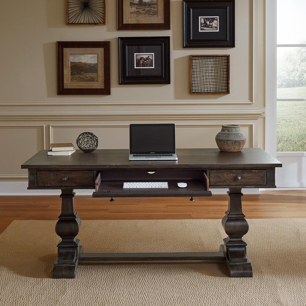 Liberty Furniture - Paradise Valley Writing Desk in Saddle Brown - 297-HO107 veiw 1