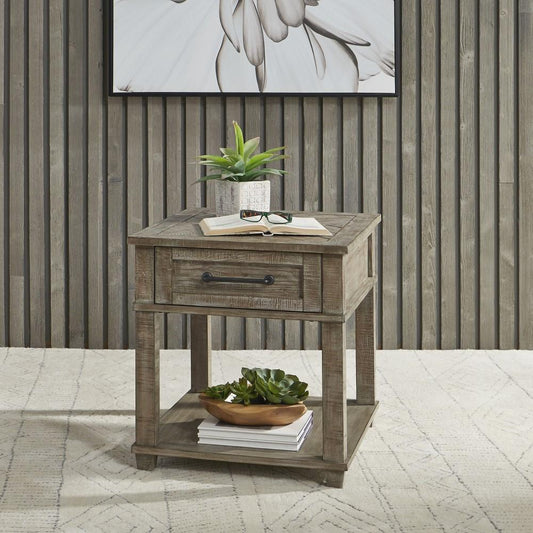 Liberty Furniture - Parkland Falls Rectangular End Table - 172-OT1020 veiw 1