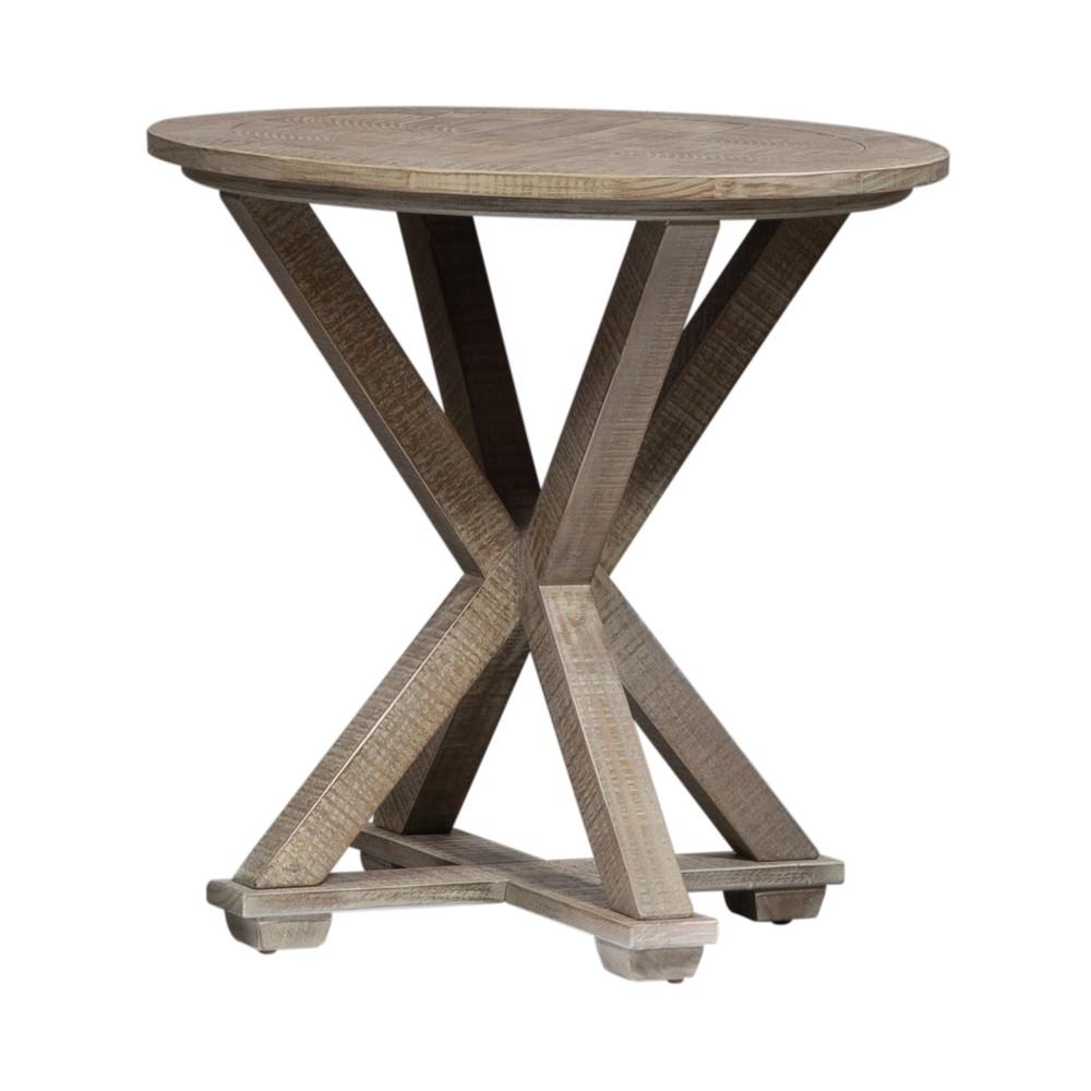 Liberty Furniture - Parkland Falls Round End Table - 172-OT1021 veiw 3