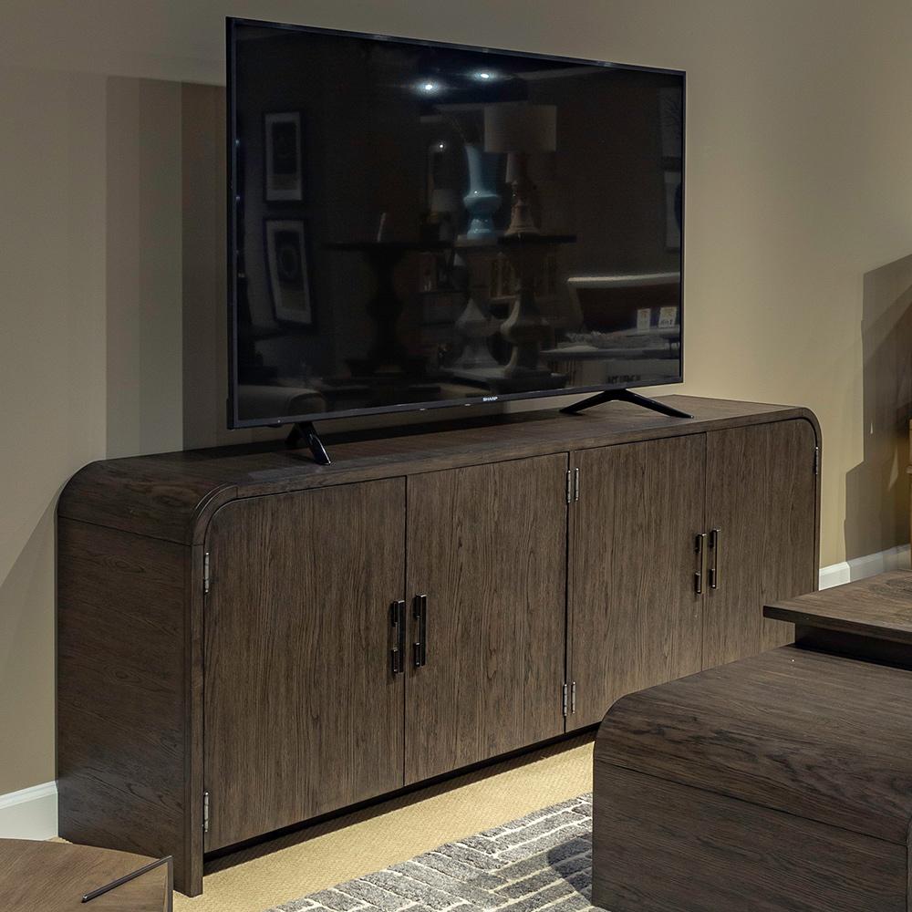 Liberty Furniture - Perspectives 82 Inch TV Console in Espresso - 651 ...